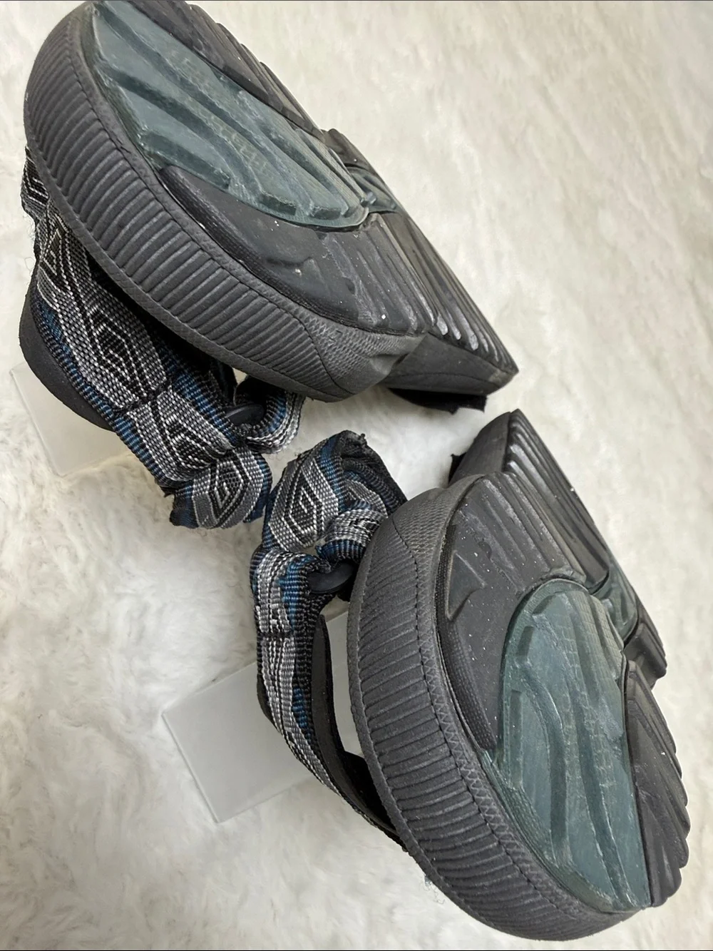 Teva Torin 6584 Men’s 9 Sport Hiking Water Sandals Black Gray Adjustable Trail